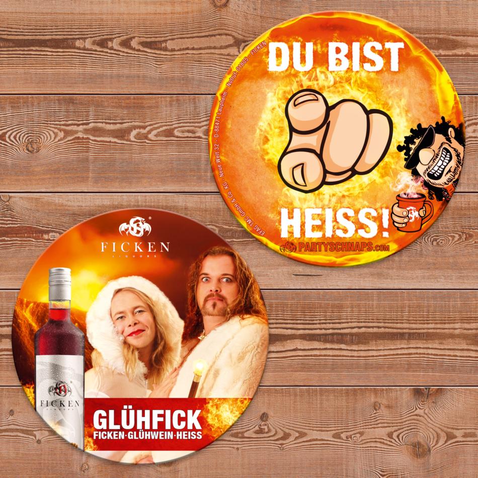 Bierdeckel Glühfick