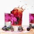 Ein FICKEN Alkoholfrei Shot mit Jostabeeren-Deko
