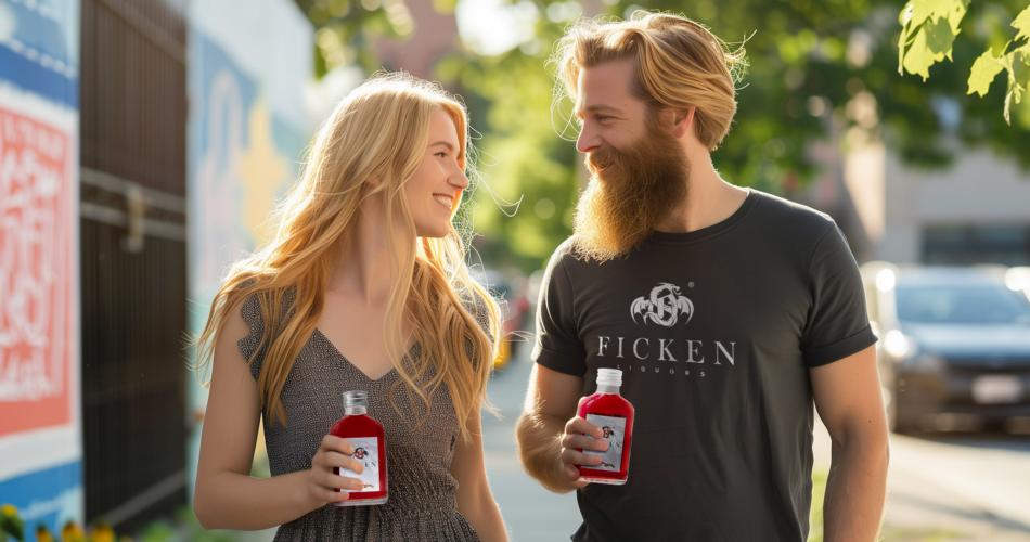 FICKEN 0,1l unterwegs