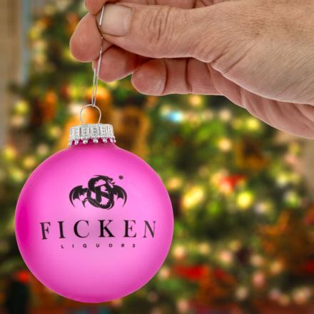 FICKEN Christbaumkugel pink