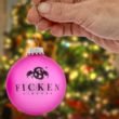 FICKEN Christbaumkugel pink