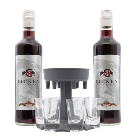 Shotbuddy mit FICKEN in grau